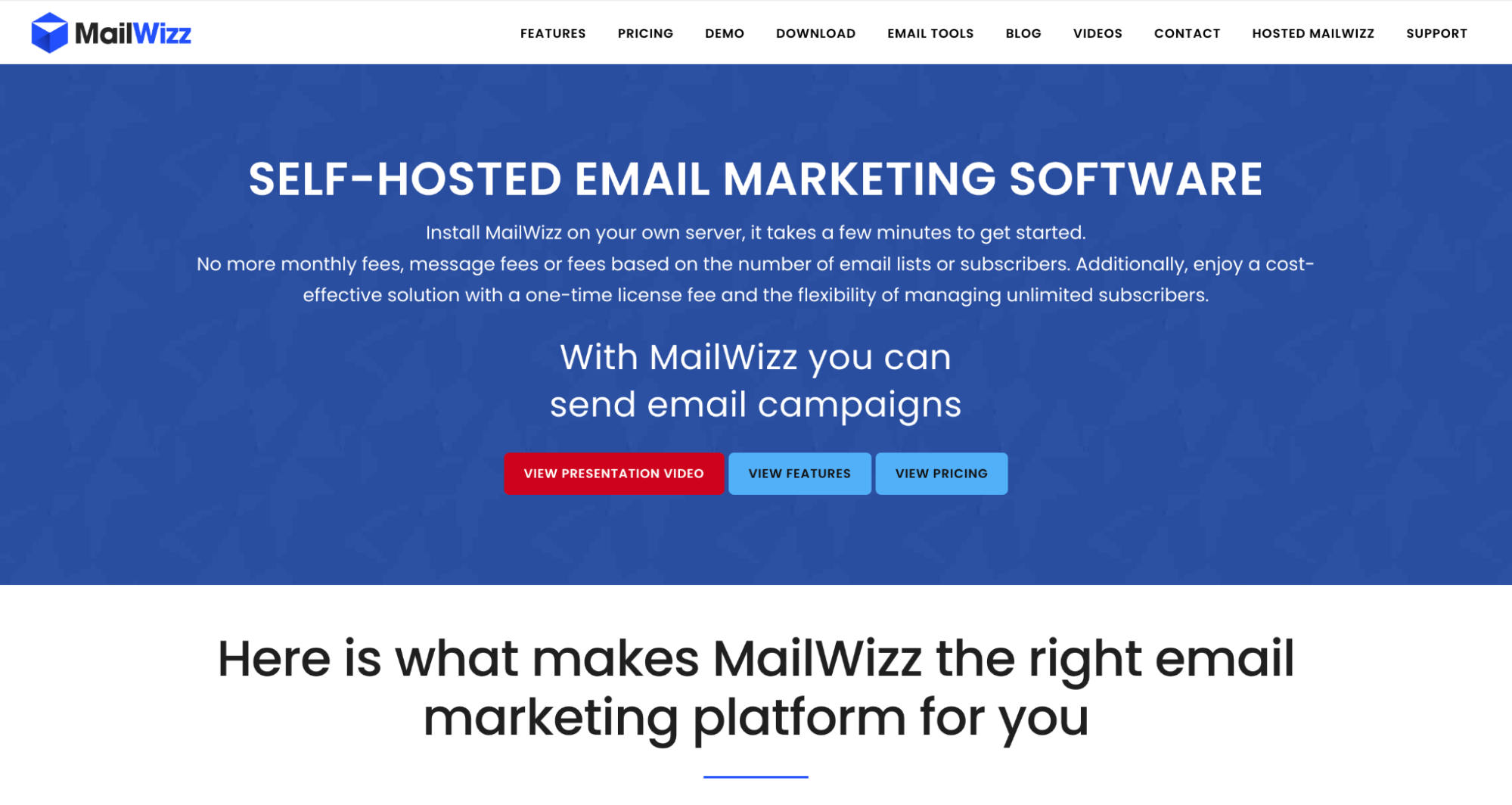 Self-hosted email marketing software